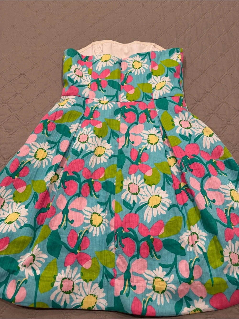 Lilly Pulitzer Turquoise Mini Dress. - Picture 8 of 16